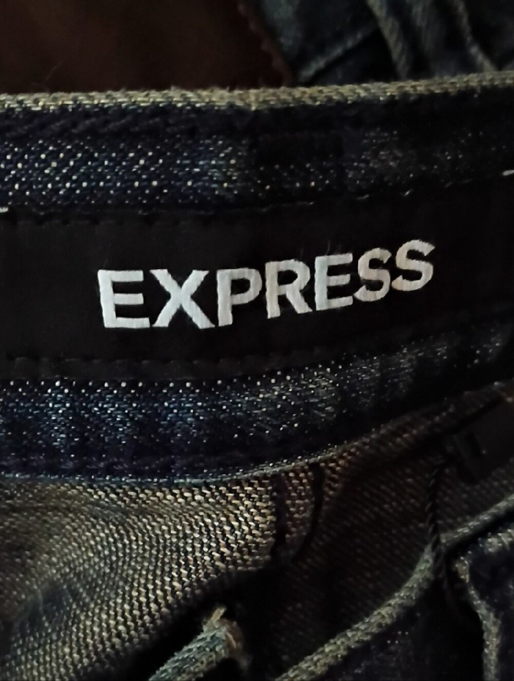 Express Men's Straight Jeans - Dark Blue 29 X 34 - Picture 9 of 9